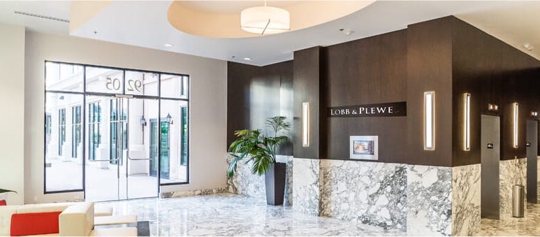 Lobb and Plew Office Foyer